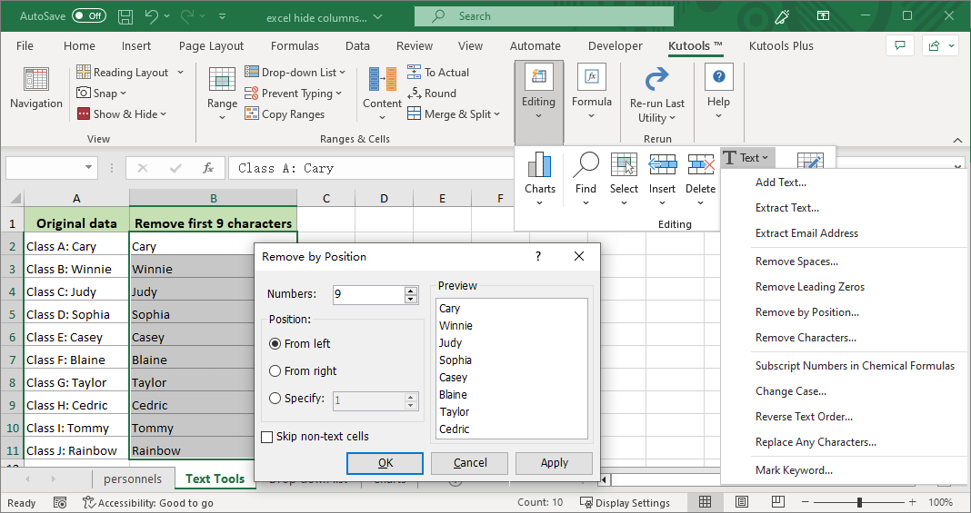 Kutools For Excel 23.00