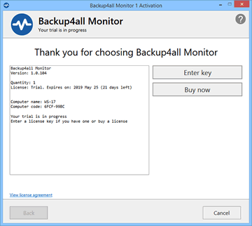 Backup4all Monitor