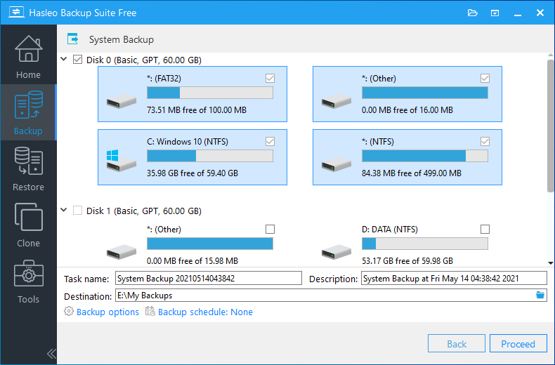 Hasleo Backup Suite FreeV3.8