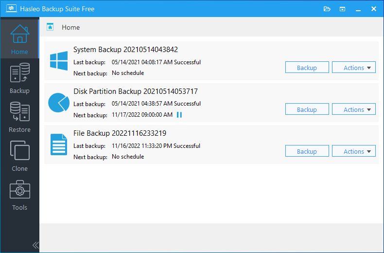 Hasleo Backup Suite FreeV3.8