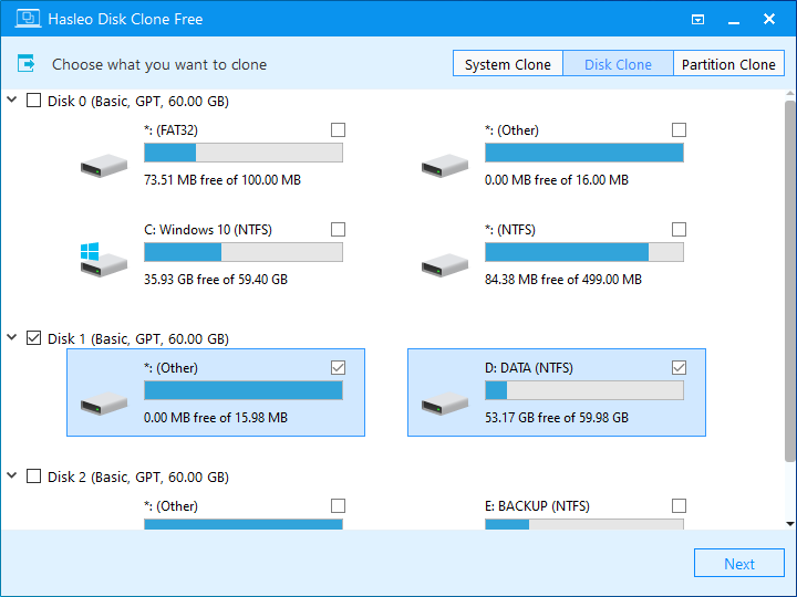 Hasleo Disk Clone V3.8