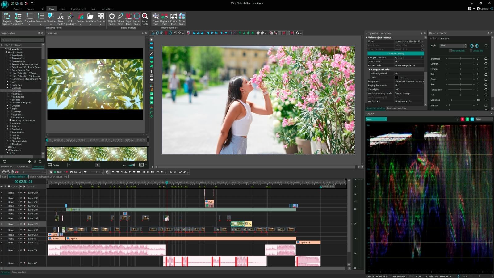 VSDC Free Video Editor 8.3.7.506