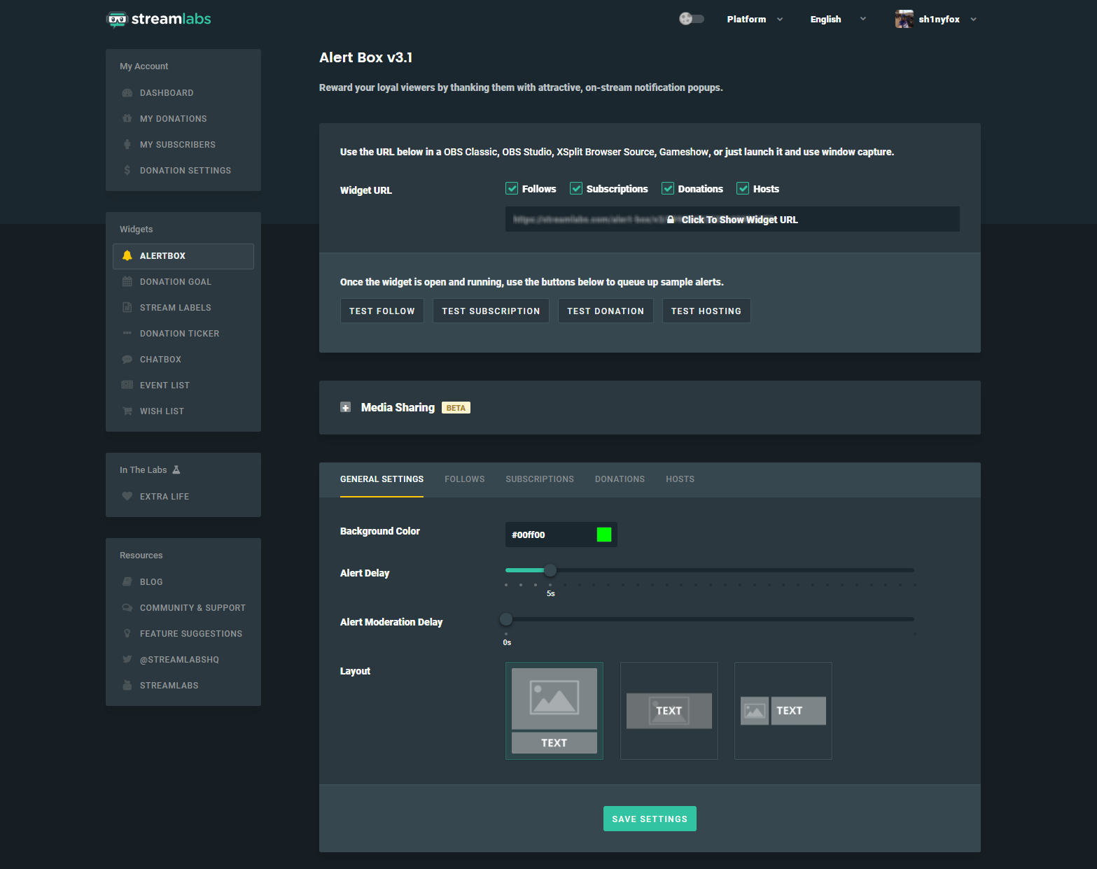 Streamlabs OBS1.8.4