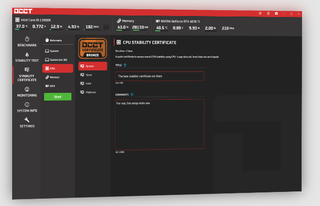 OverClock Checking Tool12.1.11