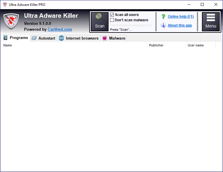 Ultra Adware Killer 10.7.9.1