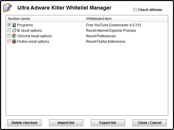 Ultra Adware Killer 10.7.9.1