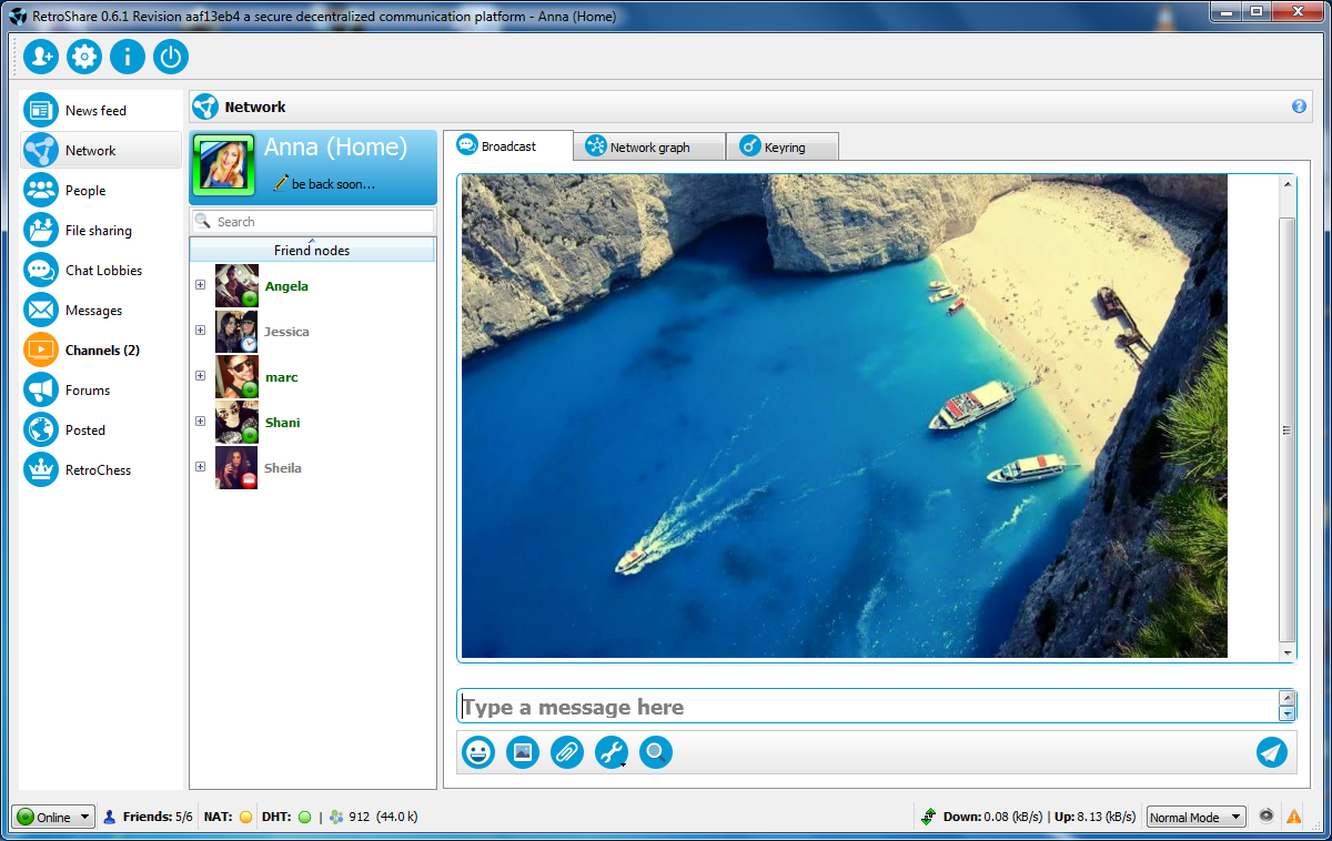 RetroShare 0.6.6-64位