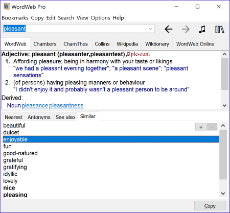 WordWeb Free 10.32