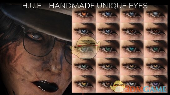 《辐射4》H.U.E 手工制作的独特眼睛2.0MOD