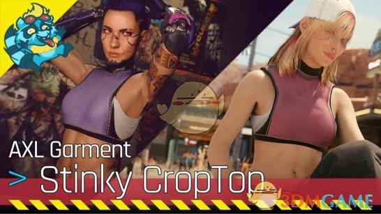 《赛博朋克2077》MOD|露脐装 ArchiveXL|