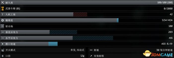 《逃离塔科夫》全武器图鉴 全武器外观及属性参数一览