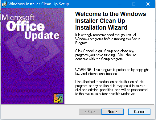 Windows installer clean up4.71.1015