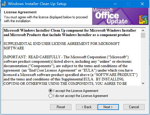 Windows installer clean up4.71.1015