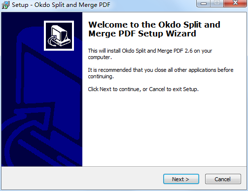 Okdo Split and Merge PDFv2.6