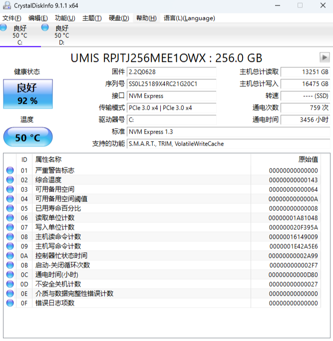 CrystalDiskInfov8.11.2