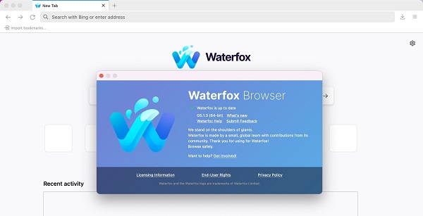 Waterfox Mac版