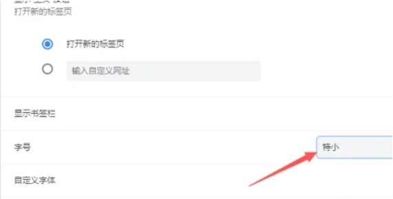 谷歌浏览器怎么修改浏览器字号大小