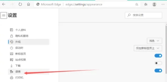 edge怎么自定义语言