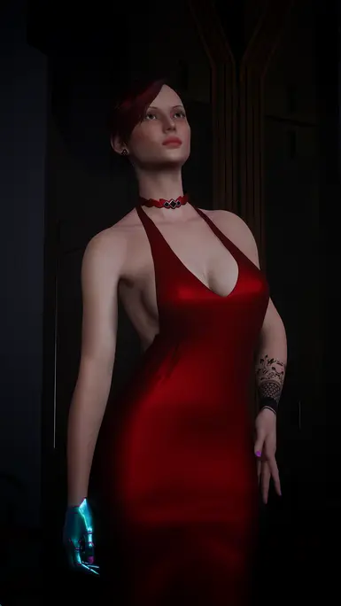 《赛博朋克2077》MOD|步行道连衣裙|下载