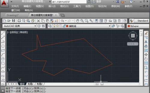 CAD2018如何建立面域