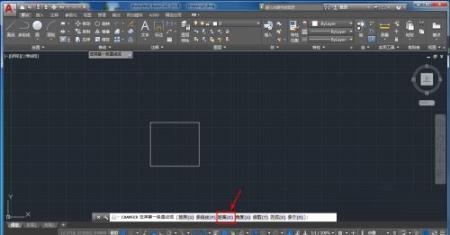 CAD2018如何给图形添加倒角