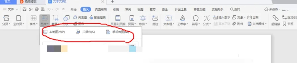 wps电脑版怎么开空白文件和插入图片