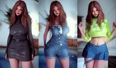 《上古卷轴5：天际重制版》独特韩式服装MOD