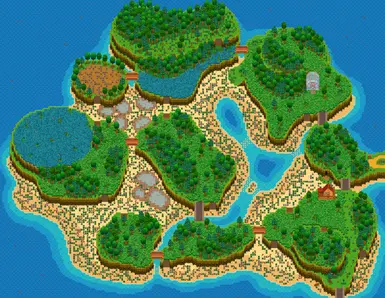 《星露谷物语》岛屿农场地图MOD