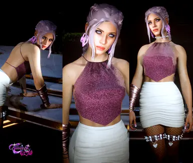 《赛博朋克2077》手帕上衣MOD