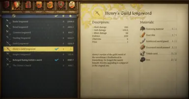 《天国：拯救2》亨利公会之剑MOD