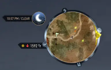 《巫师3：狂猎》小地图边界和指南针MOD