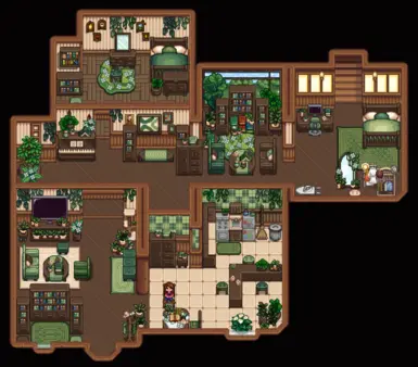 《星露谷物语》绿林家具MOD