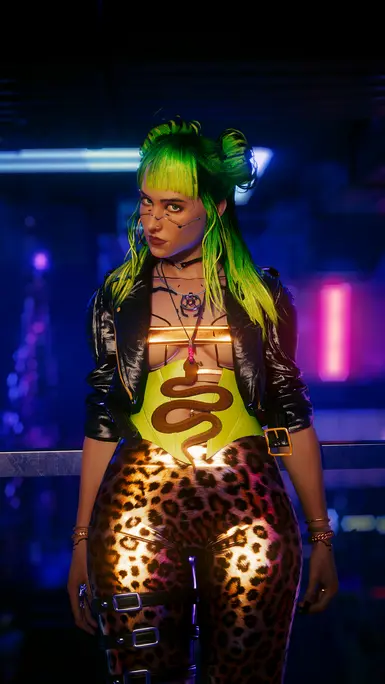 《赛博朋克2077》蛇年紧身胸衣MOD