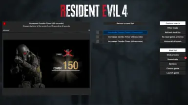 《生化危机4：重制版》连击永不耗尽MOD