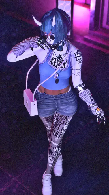 《赛博朋克2077》下午茶服装MOD