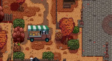 《星露谷物语》鹈鹕镇美食车MOD