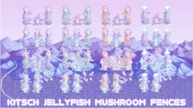 《星露谷物语》MOD|媚俗水母蘑菇围栏|下载