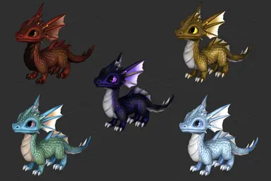 《上古卷轴5：天际重制版》更多龙族幼龙MOD