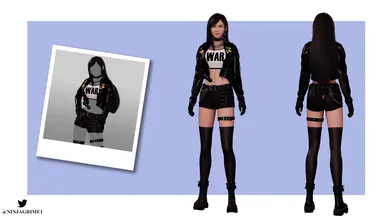 《最终幻想7：重生》哥特战争服装MOD