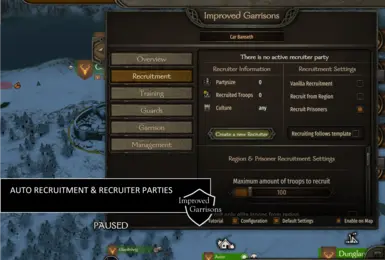 《骑马与砍杀2》MOD|改进的驻军|下载