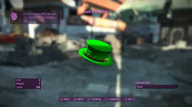 《辐射4》MOD|爱尔兰人的四叶草帽|下载