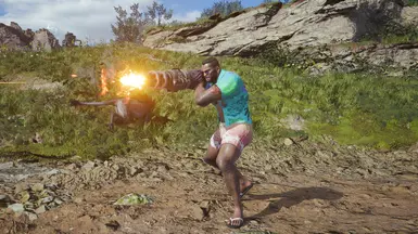 《最终幻想7：重生》MOD|巴雷特度假服装|下载