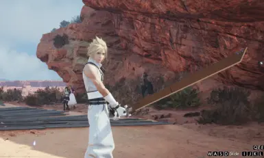 《最终幻想7：重生》MOD|克劳德的新武器|下载