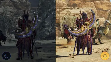 《怪物猎人:荒野》MOD|雷颚龙双刀外观|下载