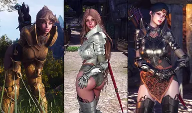 《上古卷轴5:天际重制版》精灵步哨盔甲MOD