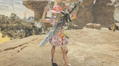 《怪物猎人：荒野》MOD|碎花连衣裙和草帽|下载