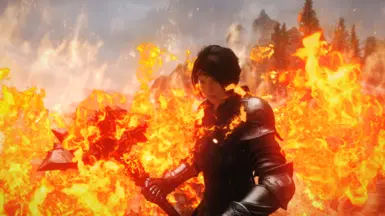 《上古卷轴5：天际重制版》重铸的硫磺MOD