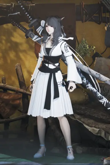 《怪物猎人:荒野》MOD|最终幻想14武士服装|下载