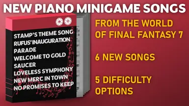 《最终幻想7:重生》MOD|钢琴小游戏歌曲|下载