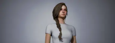 《inZOI》MOD|简单的侧辫发型|下载